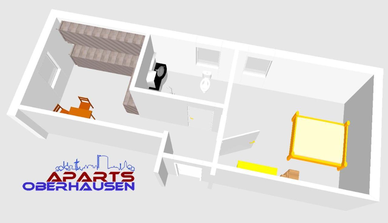 Aparts Oberhausen Oberhausen  Ngoại thất bức ảnh